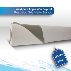 Vinil Impresión Suprint Matte Blanco 1.52x50