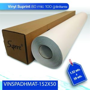 Vinil para impresion Suprint 100M/140G 1.52X100 brillante blanco