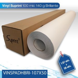 Vinil para impresion Suprint 100M/140G 1.52X100 brillante blanco