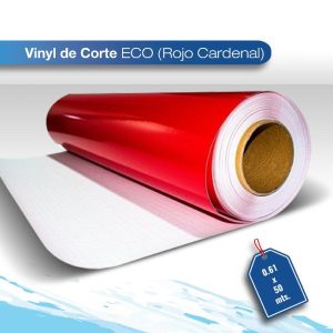 Vinil de corte Eco rojo cardinal Brillante