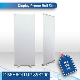 Display Roll up Slite 85X200 para tipo Gancho