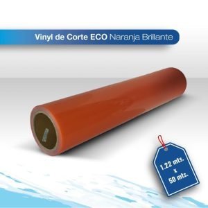 Vinil de corte Eco naranja 1.22X50 brillante